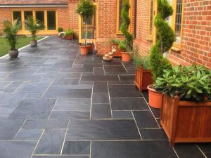 Natural Stone Patio installation in Rugby