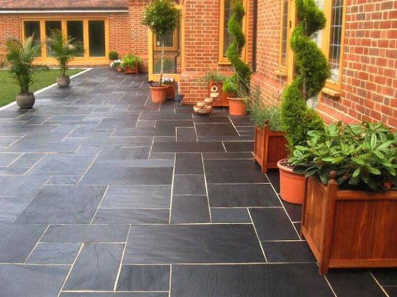 Natural Stone Patio installation in Rugby